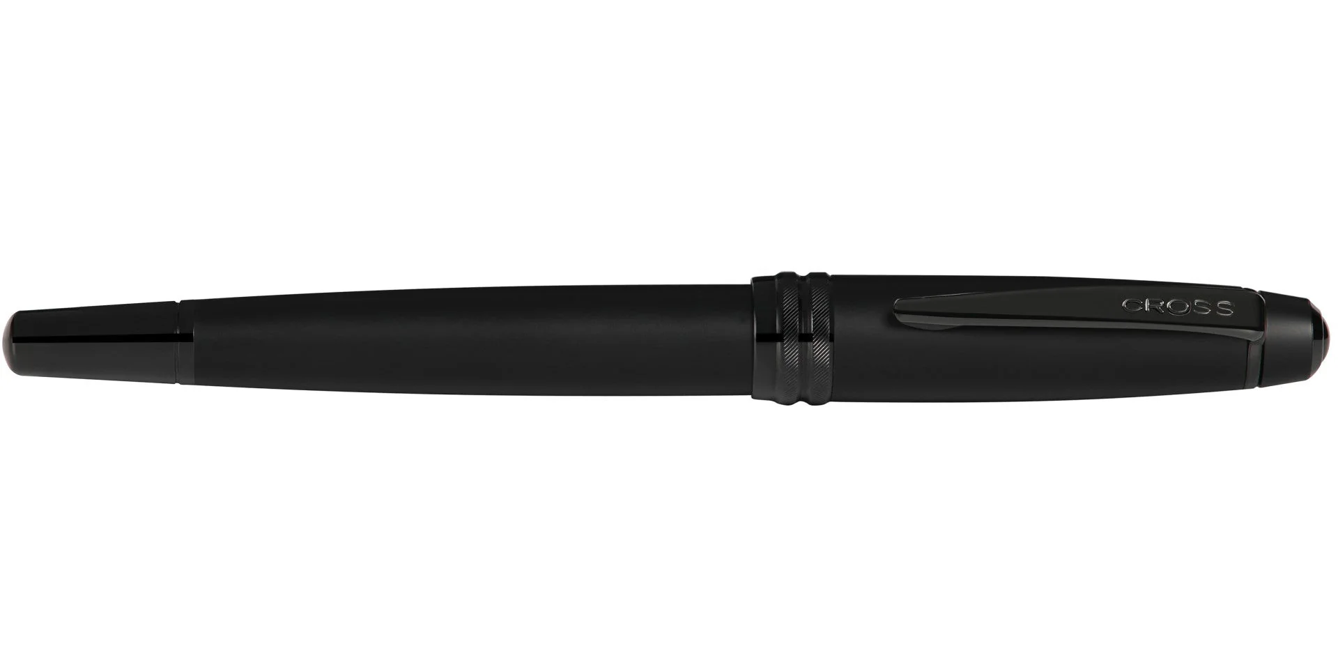 Bailey™ Matte Black Lacquer Stainless Steel Extra-Fine Nib Fountain Pen - Image 6