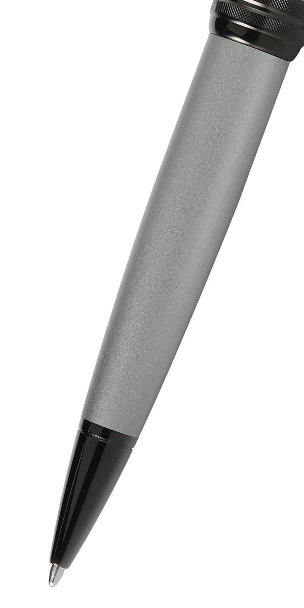 Bailey™ Matte Gray Lacquer Ballpoint Pen - Image 2