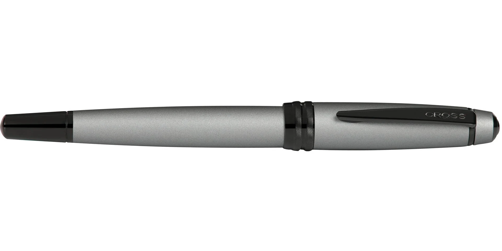 Bailey™ Matte Gray Lacquer Stainless Steel Medium Nib Fountain Pen - Image 6