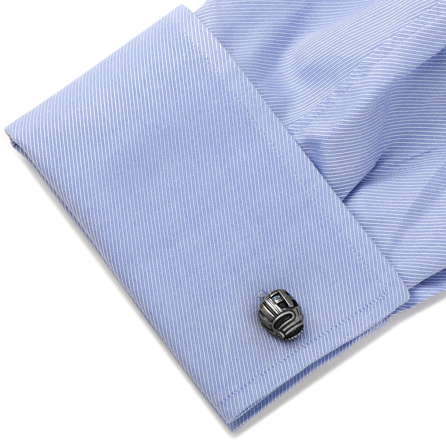 Baseball and Glove Antique Silver Cufflinks - Image 3
