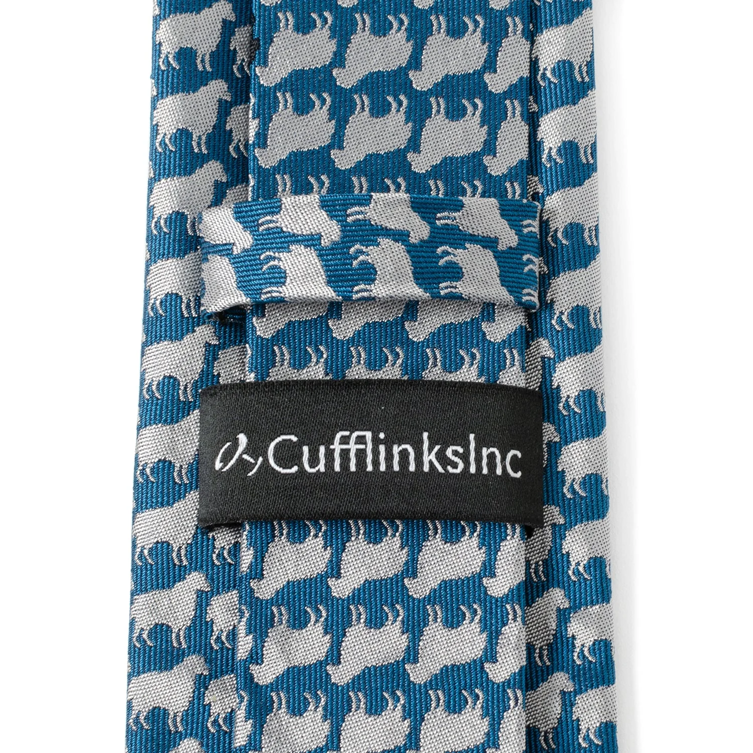 Black Sheep Blue Silk Men's Tie - Image 5