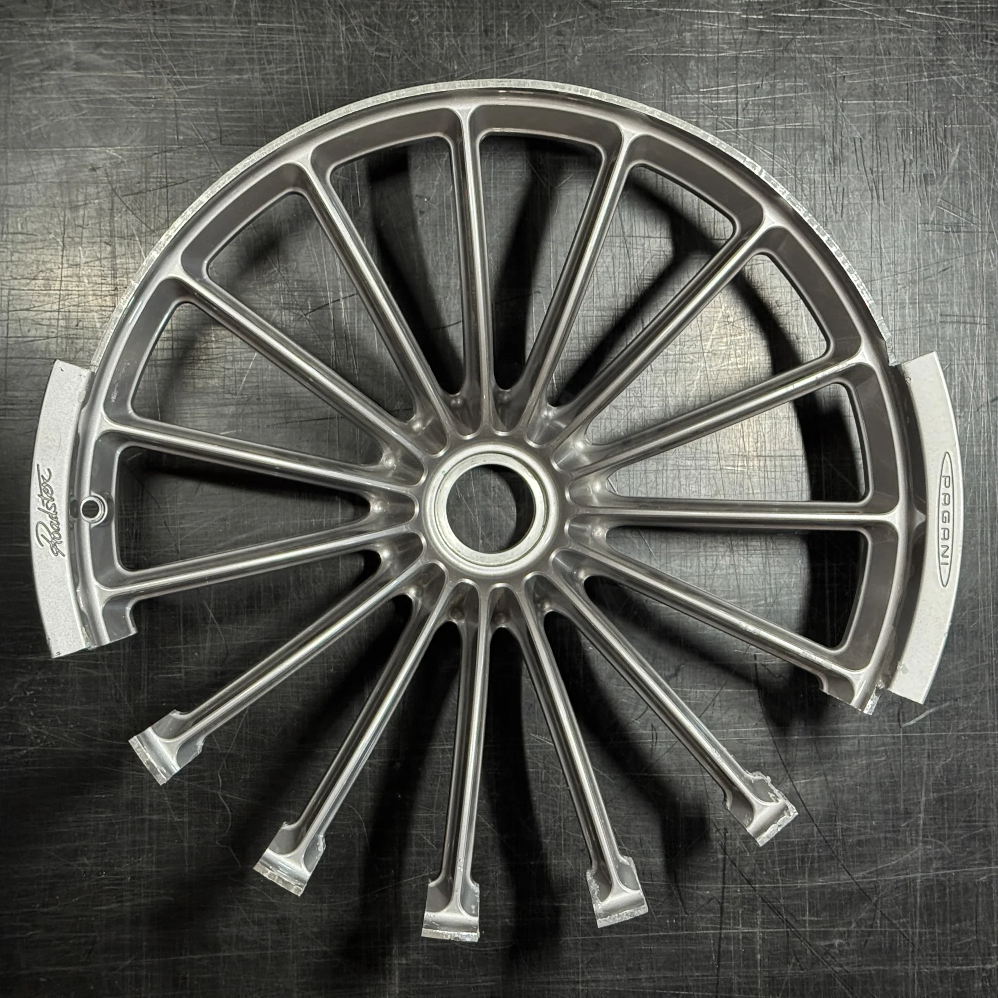 Black Titanium Tire Tread Ring with Supercar Ron Wheel Sleeve - Choose Your Wheel - Image 6