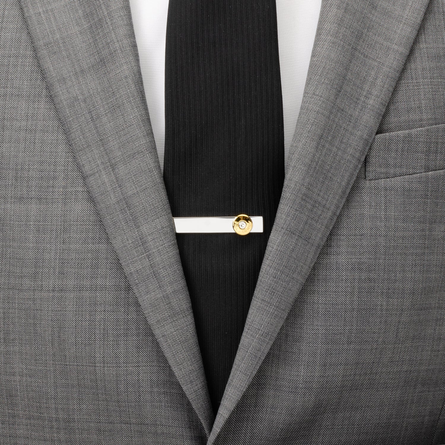 Bullet Silver Tie Bar - Image 2