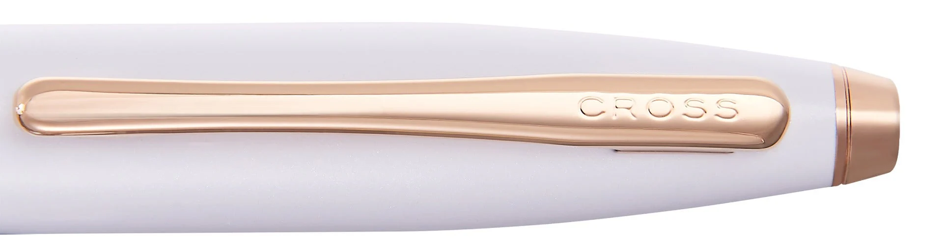 Calais™ Pearlescent White Lacquer Ballpoint Pen - Image 3