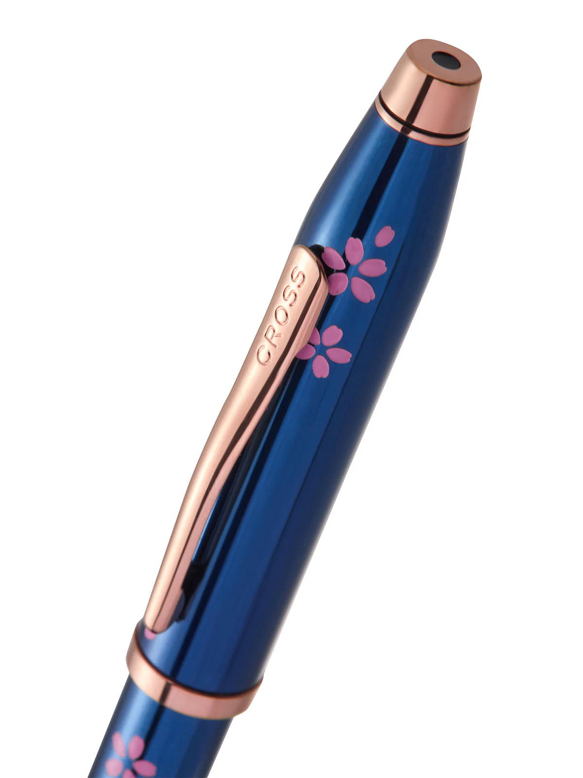 Century® II Cherry Blossom Translucent Blue Lacquer Fine Nib Fountain Pen - Image 2