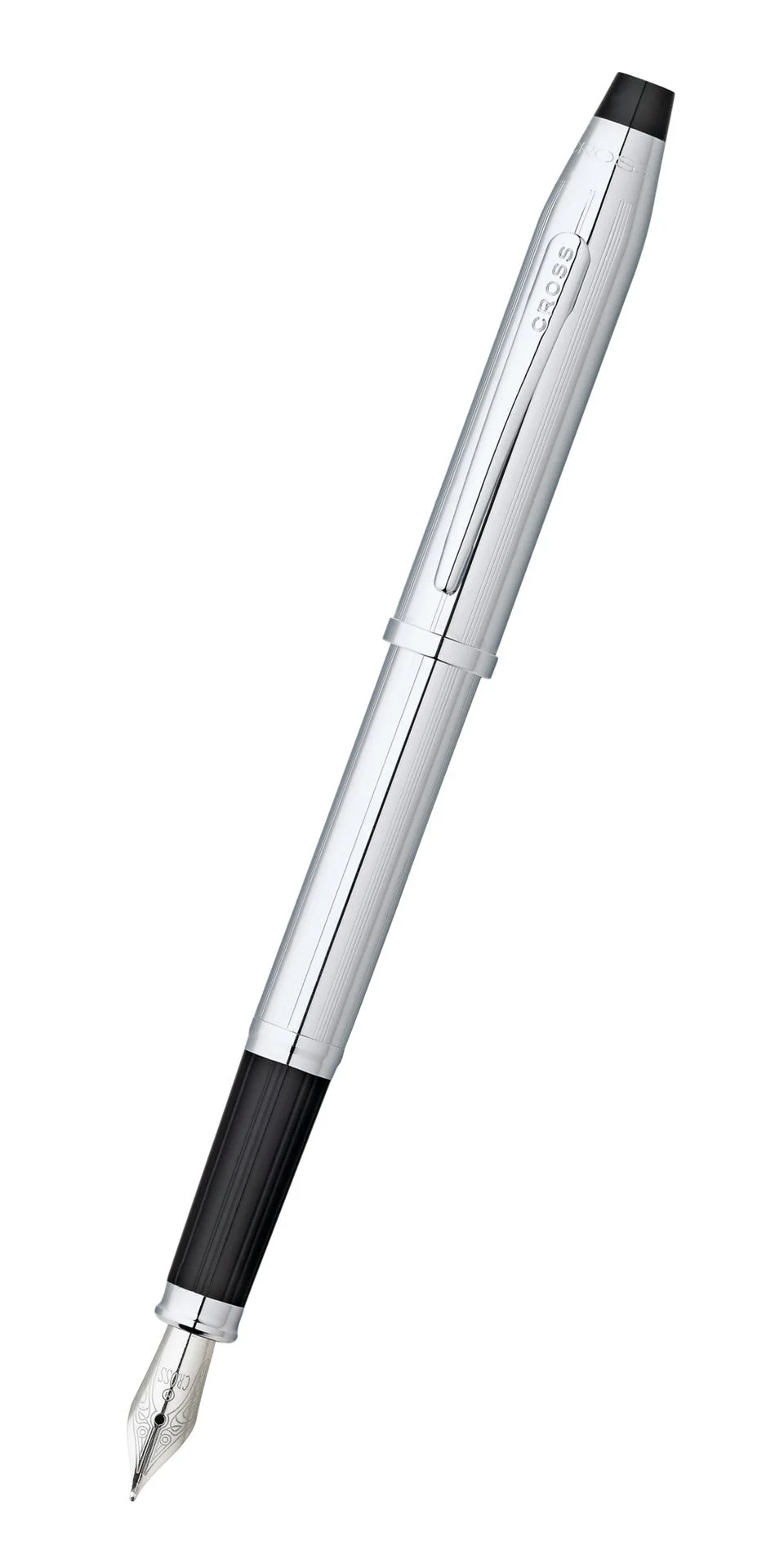 Century® II Lustrous Chrome Medium Nib Fountain Pen