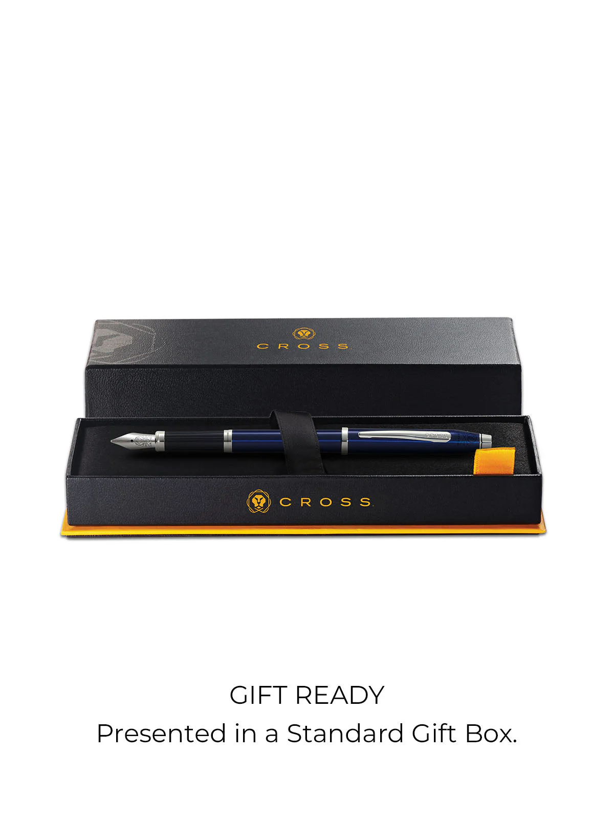 Century® II Translucent Blue Lacquer Fine Nib Fountain Pen - Image 3