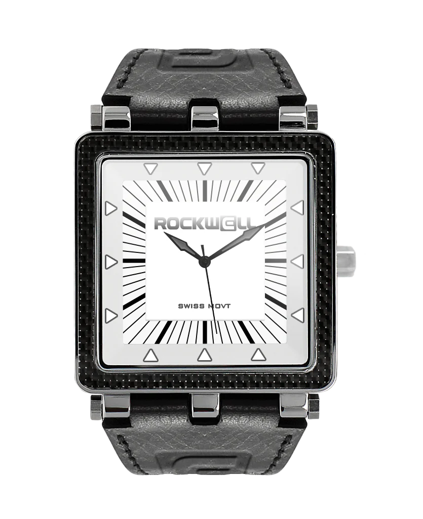 CF Leather (White/Black) Watch