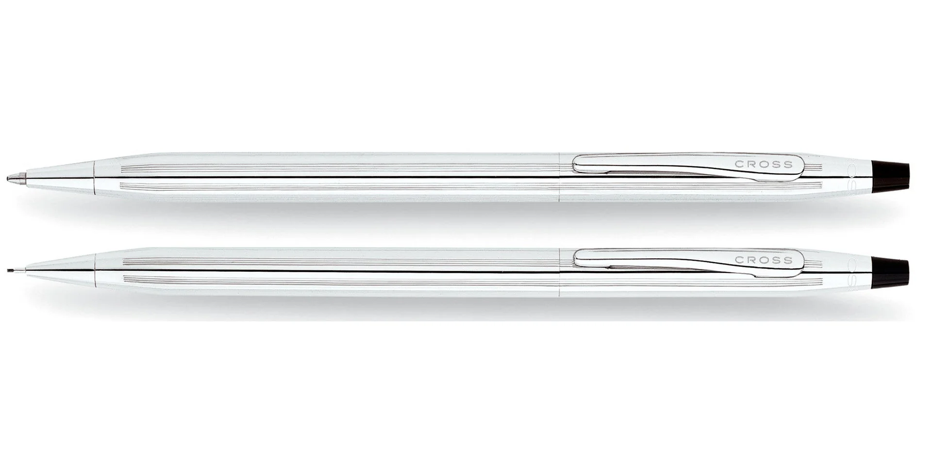 Classic Century® Lustrous Chrome Pen and Pencil Set - Image 3