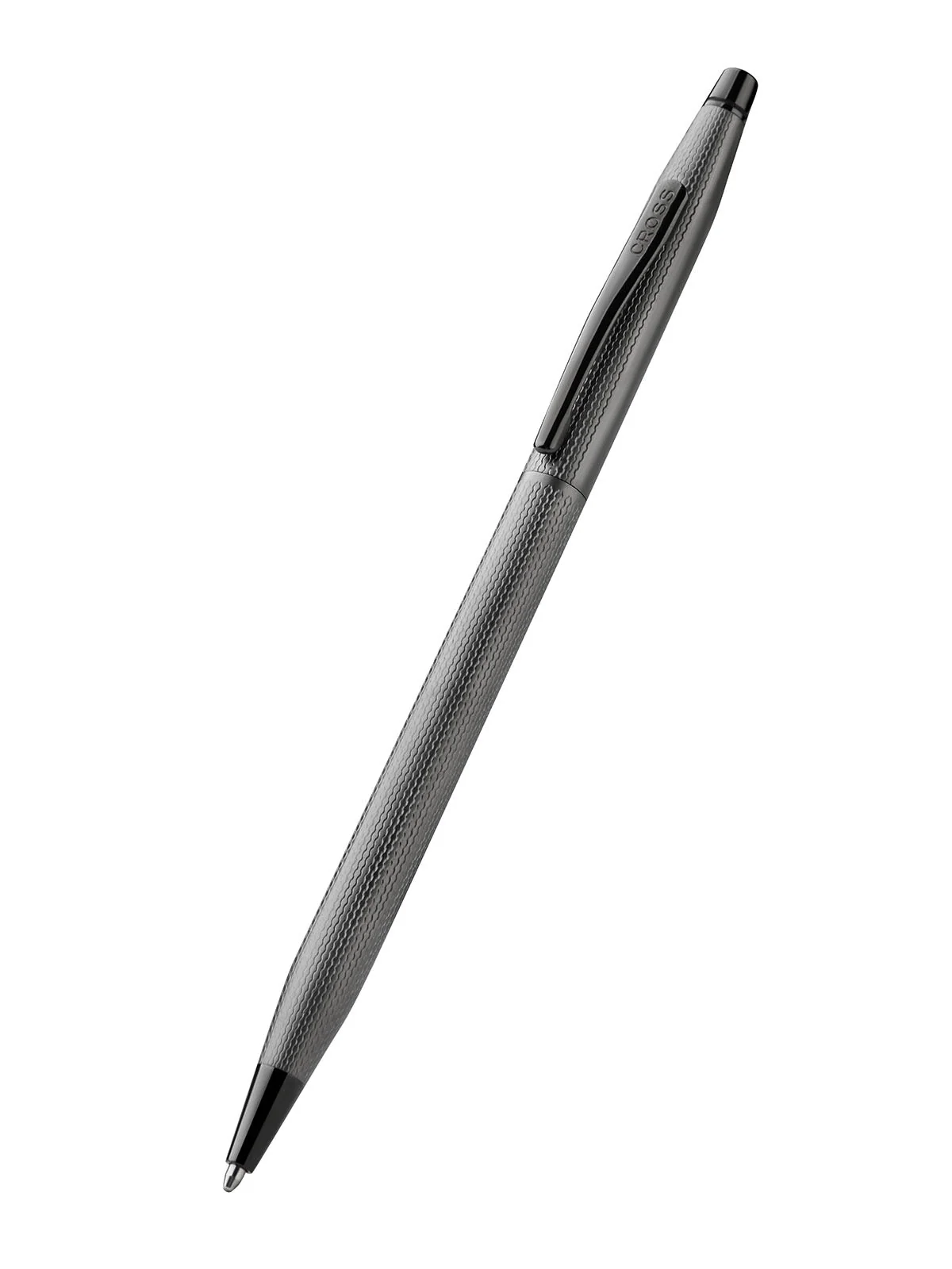 Classic Century® Slate Gray Engraved Diamond Pattern Ballpoint Pen - Image 4