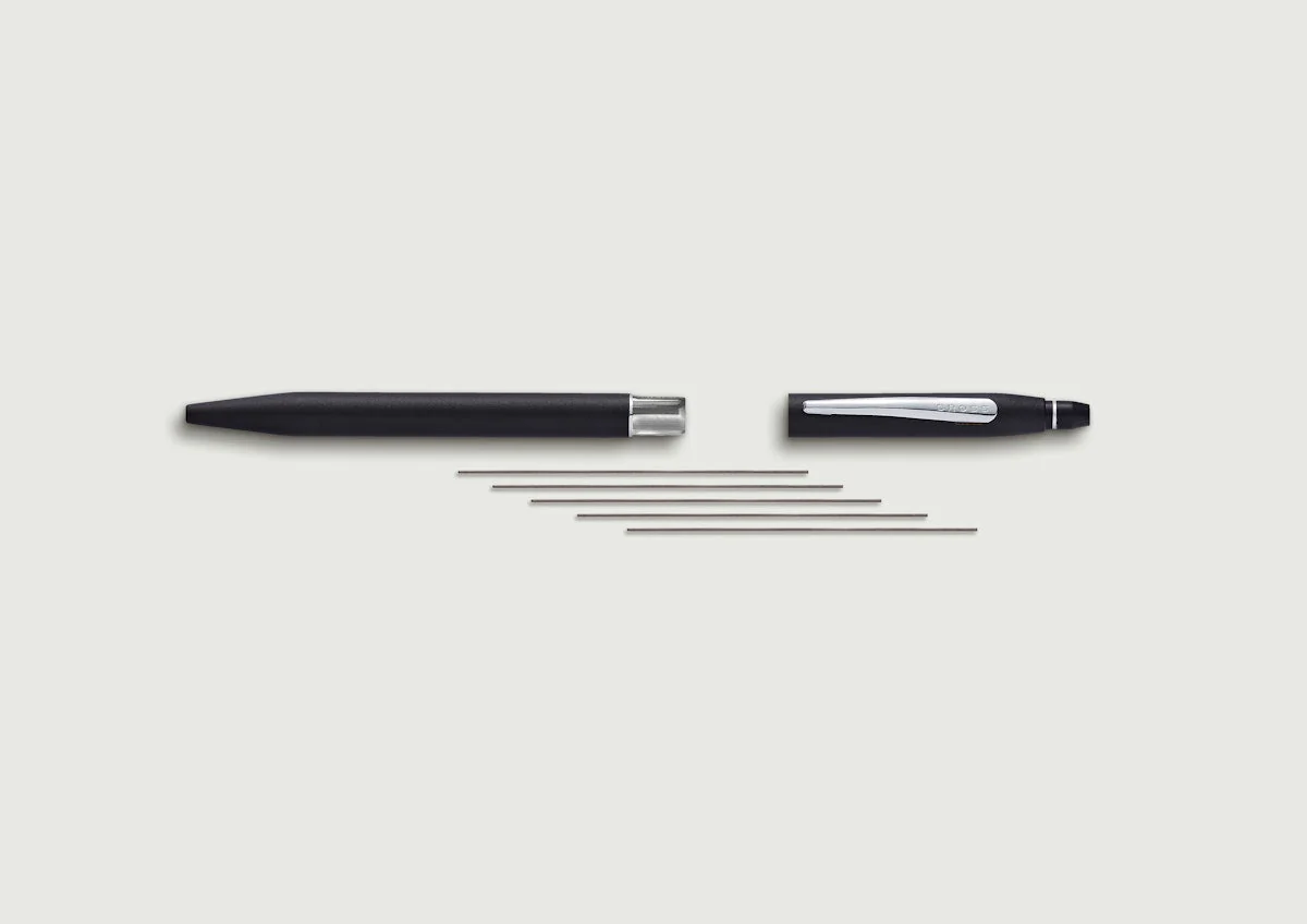 Click™ Classic Black Ballpoint Pen and Pencil Gift Set - Image 5