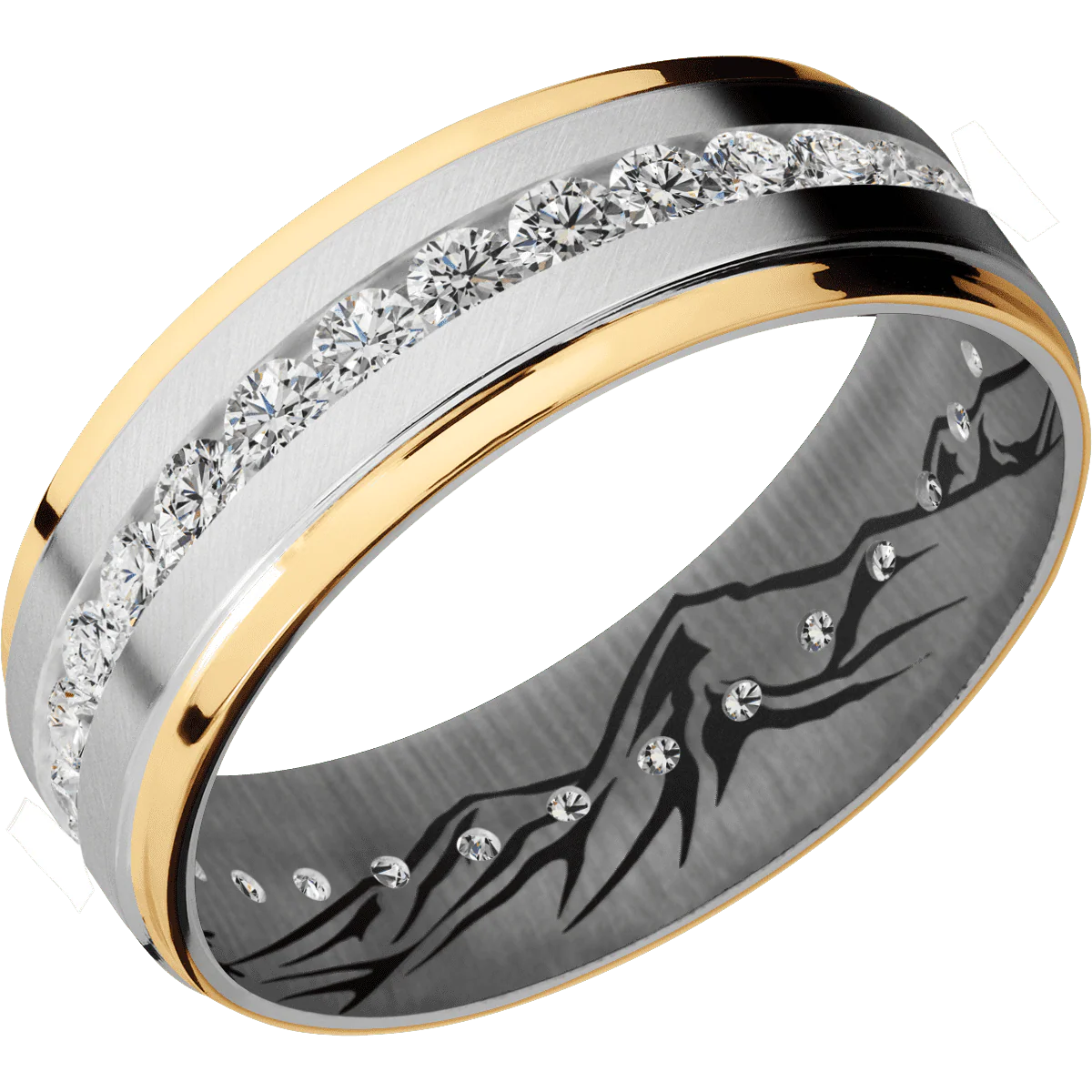 Cobalt Chrome + Anglesatin , Polish Finish + Black - Image 2