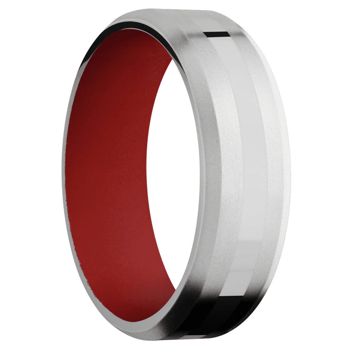 Cobalt Chrome + Bead , Bead Finish + USMC Red