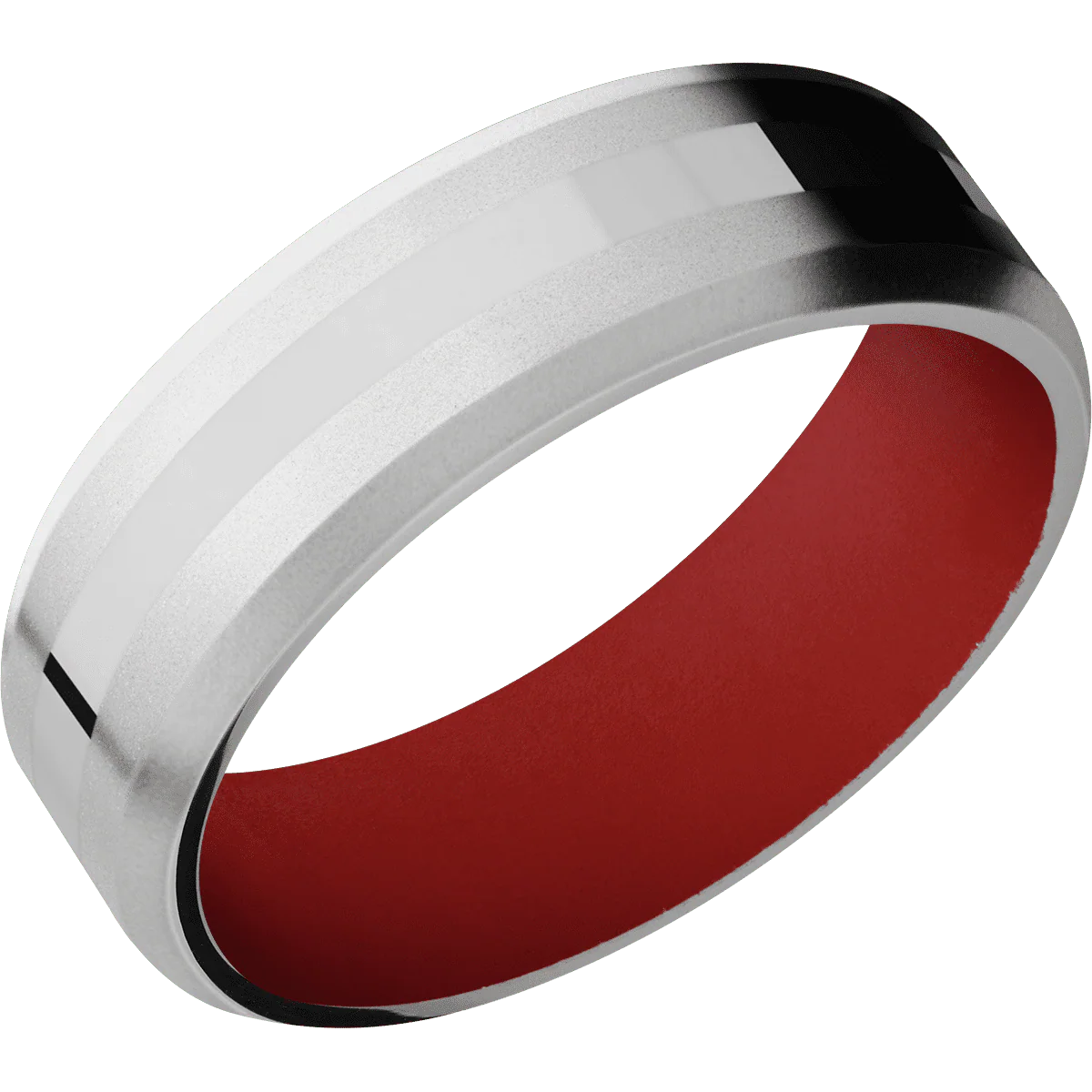 Cobalt Chrome + Bead , Bead Finish + USMC Red - Image 2