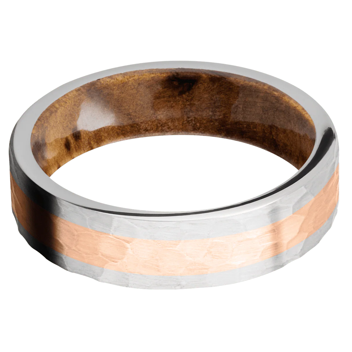 Cobalt Chrome + Hammer Finish + Thuya Burl - Image 3