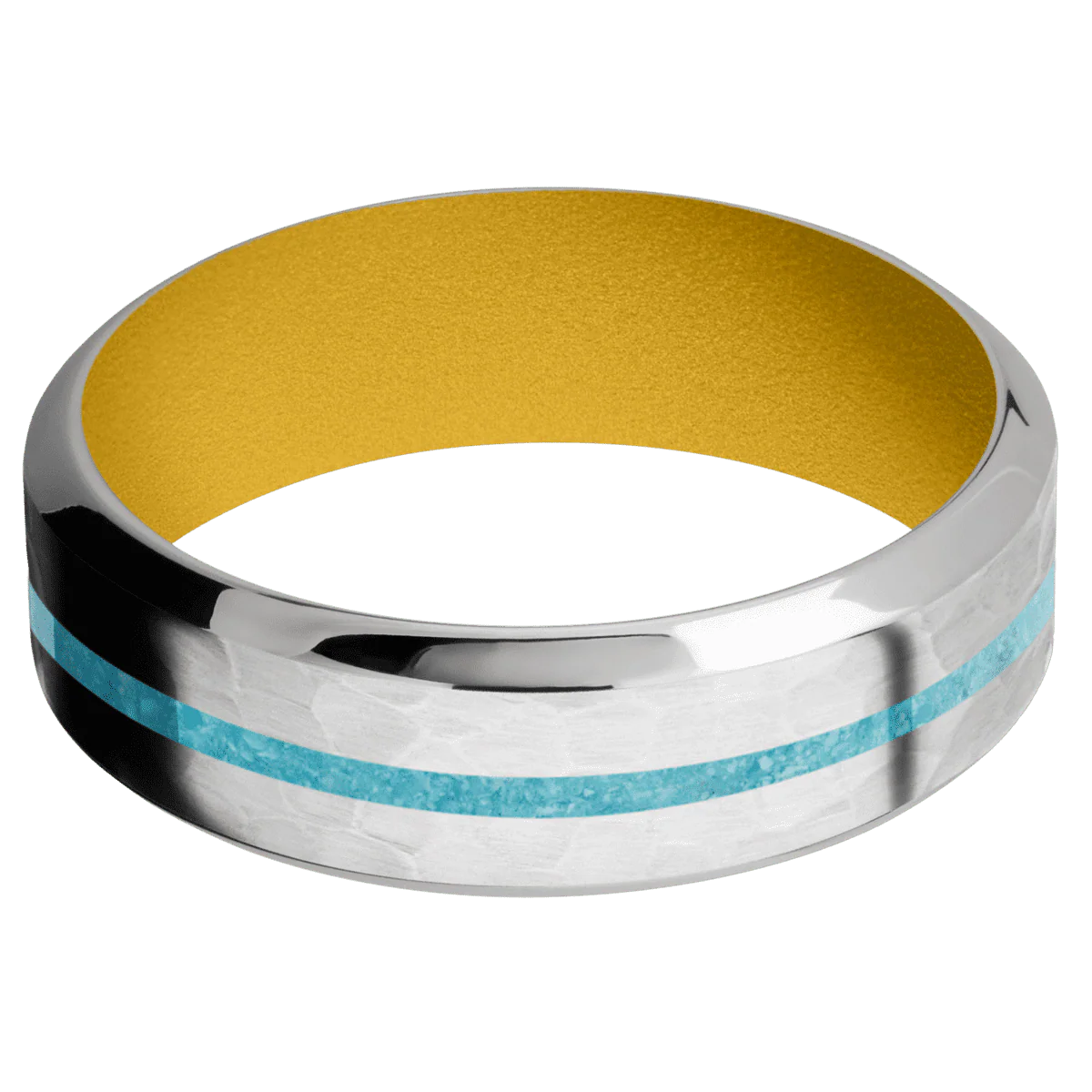 Cobalt Chrome + Hammer , Polish Finish + Metallic Yellow - Image 3
