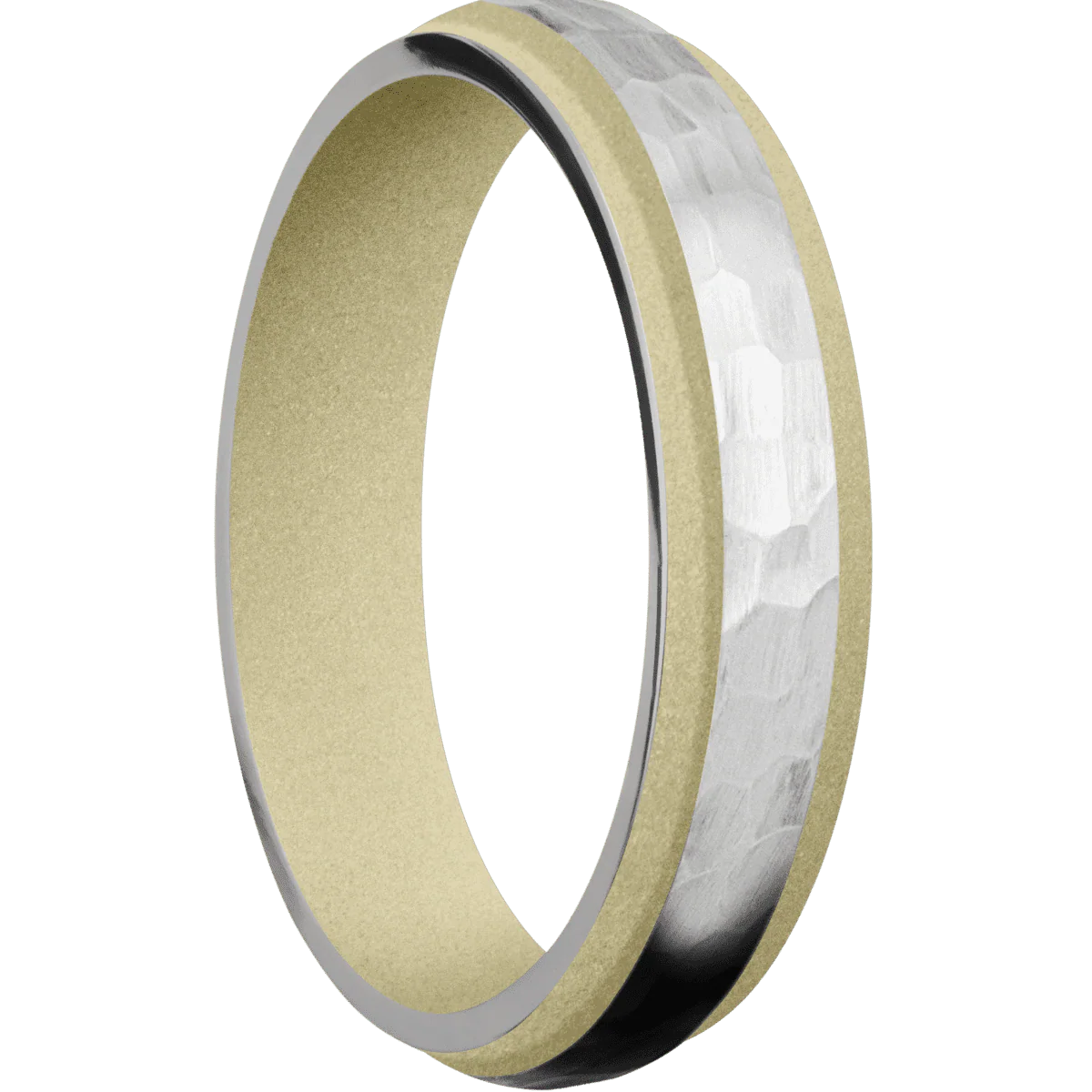 Cobalt Chrome + Hammer , Sand Finish + Bright Nickel