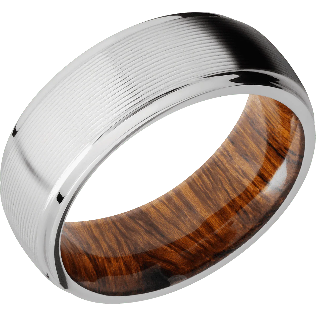 Cobalt Chrome + Machine , Polish Finish + Desert Iron Wood - Image 2