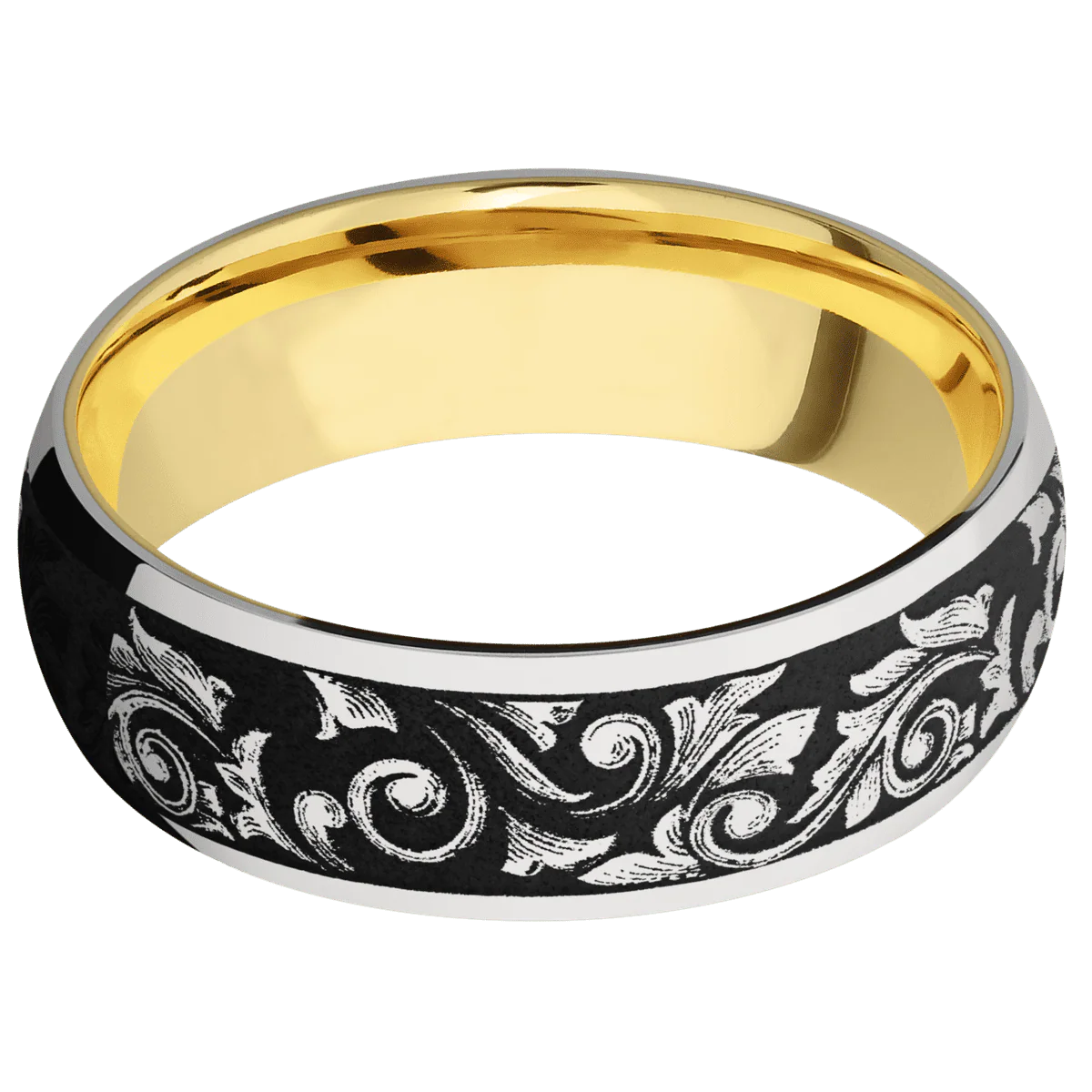 Cobalt Chrome + Polish Finish + 10K Yellow Gold - Image 3