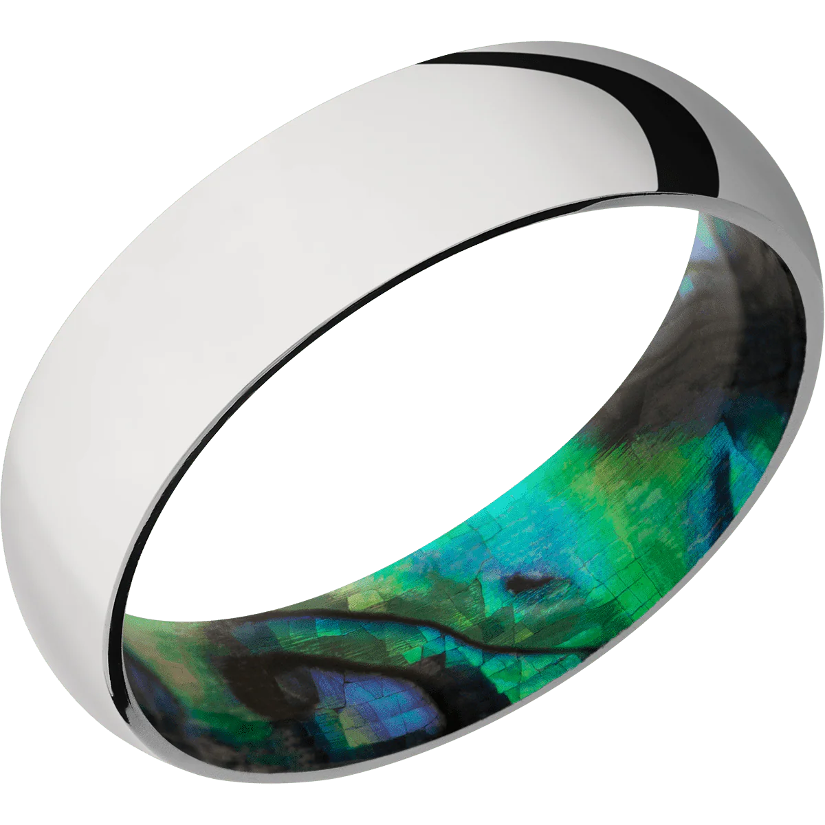 Cobalt Chrome + Polish Finish + Abalone - Image 2