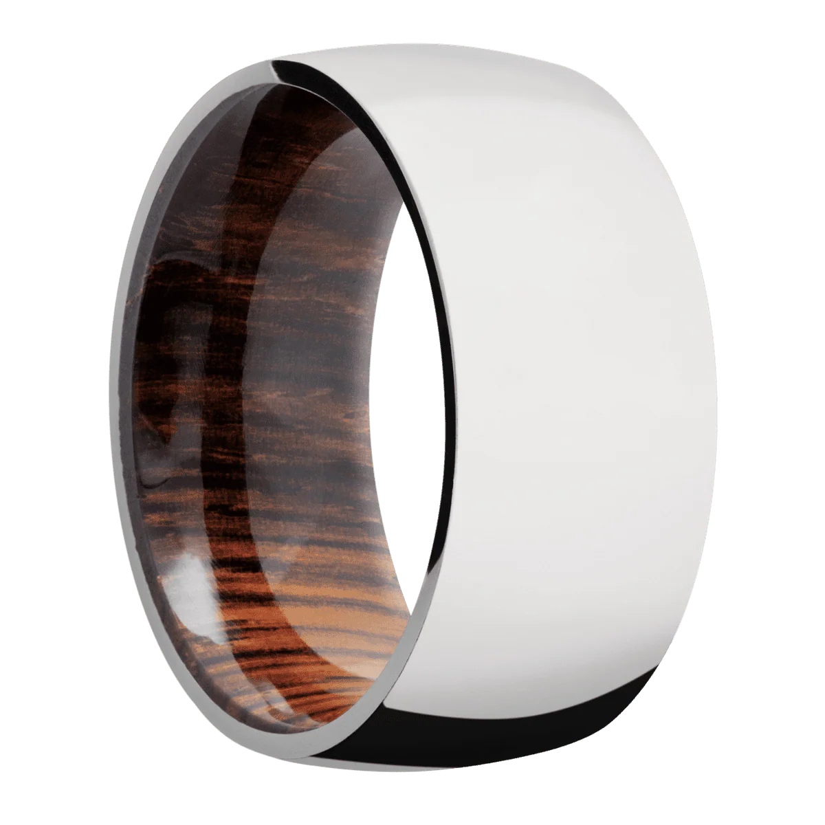 Cobalt Chrome + Polish Finish + Cocobolo