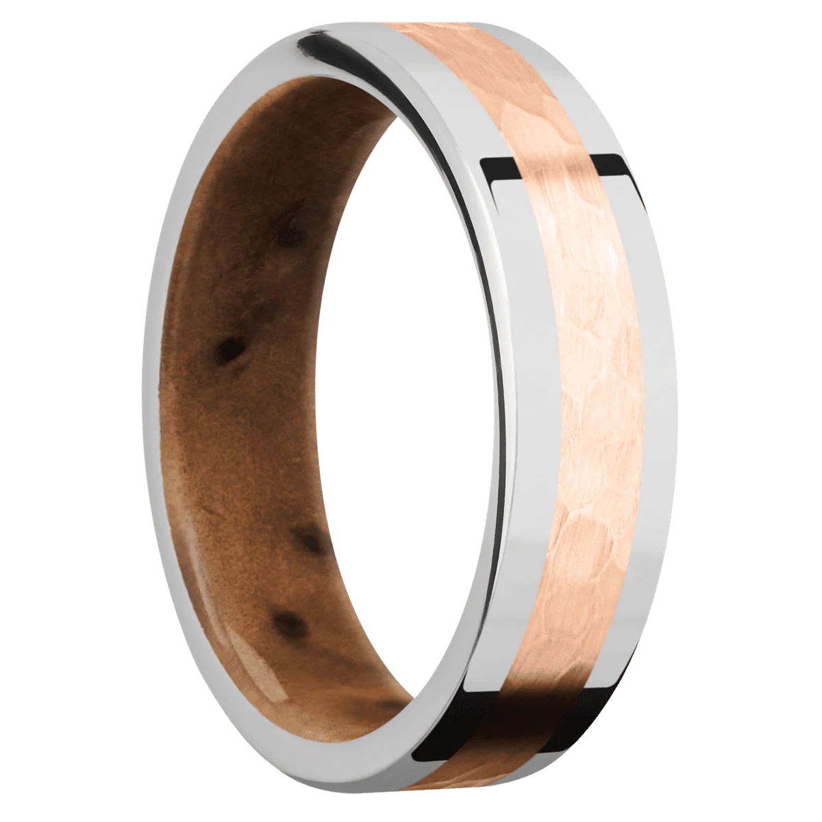 Cobalt Chrome + Polish Finish + Thuya Burl