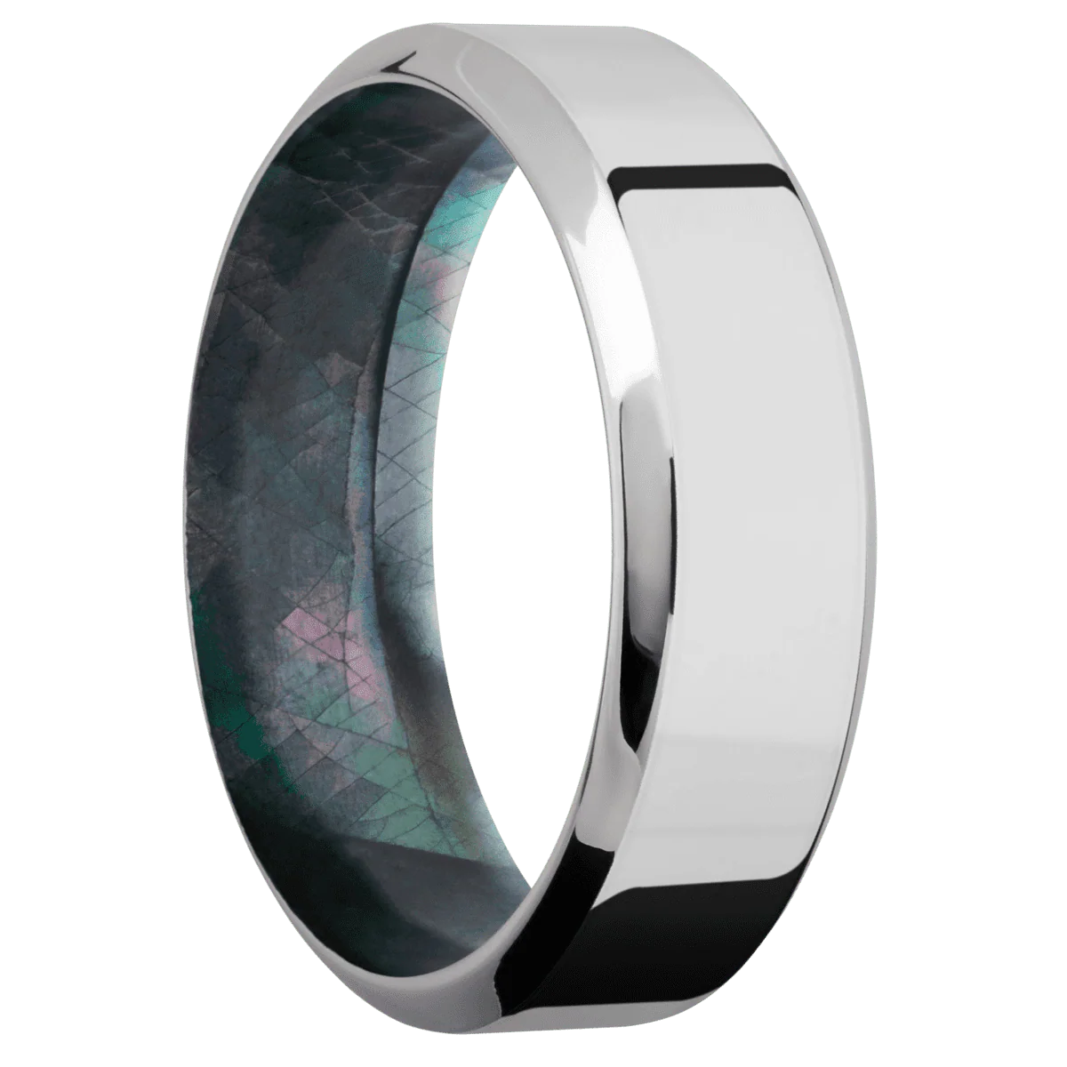 Cobalt Chrome + Polish , Polish Finish + Black Mother of Pearl