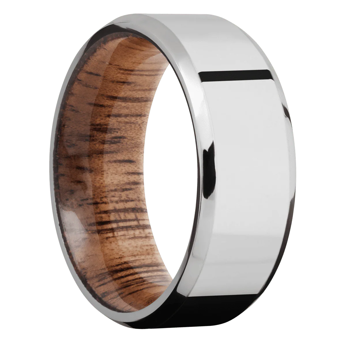 Cobalt Chrome + Polish , Polish Finish + Koa