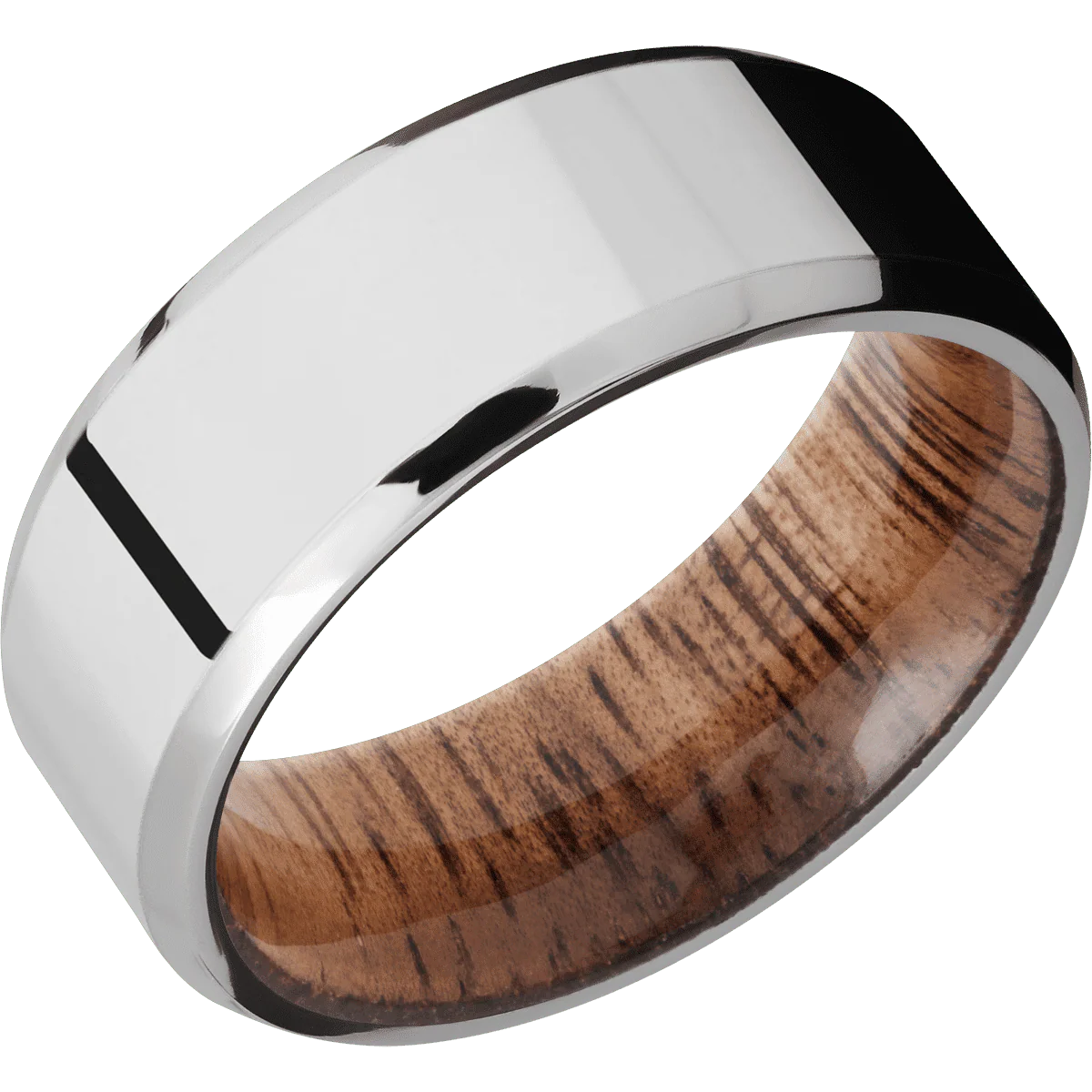 Cobalt Chrome + Polish , Polish Finish + Koa - Image 2
