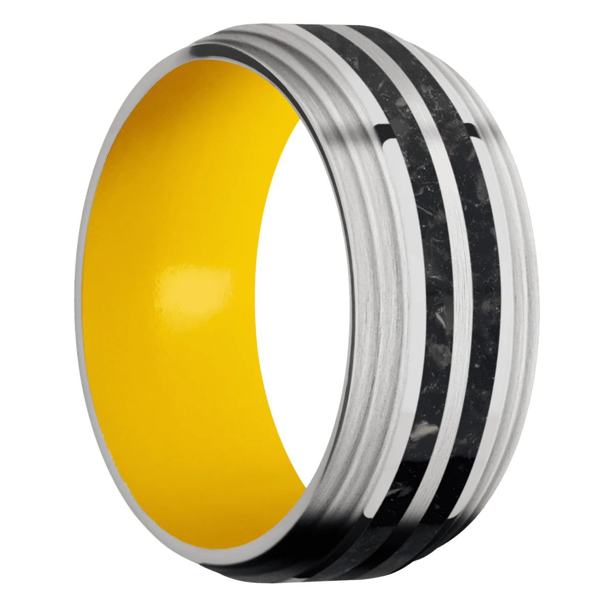 Cobalt Chrome + Polish , Satin Finish + Corvette Yellow (Gloss)