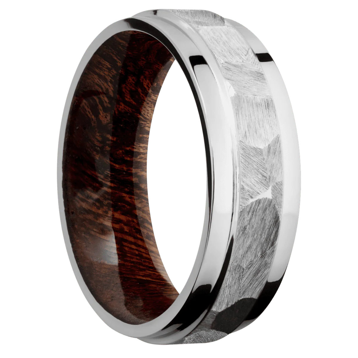 Cobalt Chrome + Rock , Polish Finish + Sapele