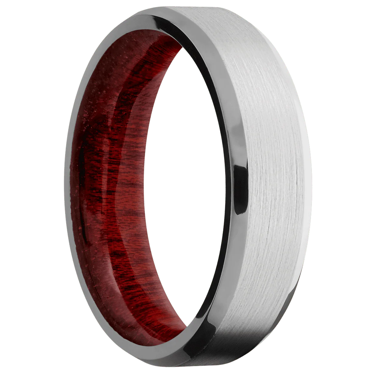 Cobalt Chrome + Satin , Polish Finish + Blood Wood