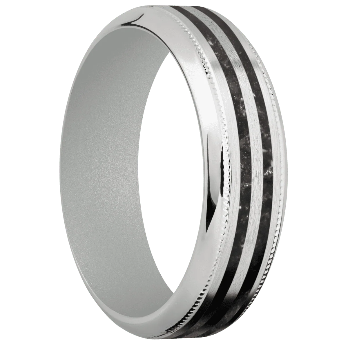 Cobalt Chrome + Satin , Polish Finish + Crushed Silver