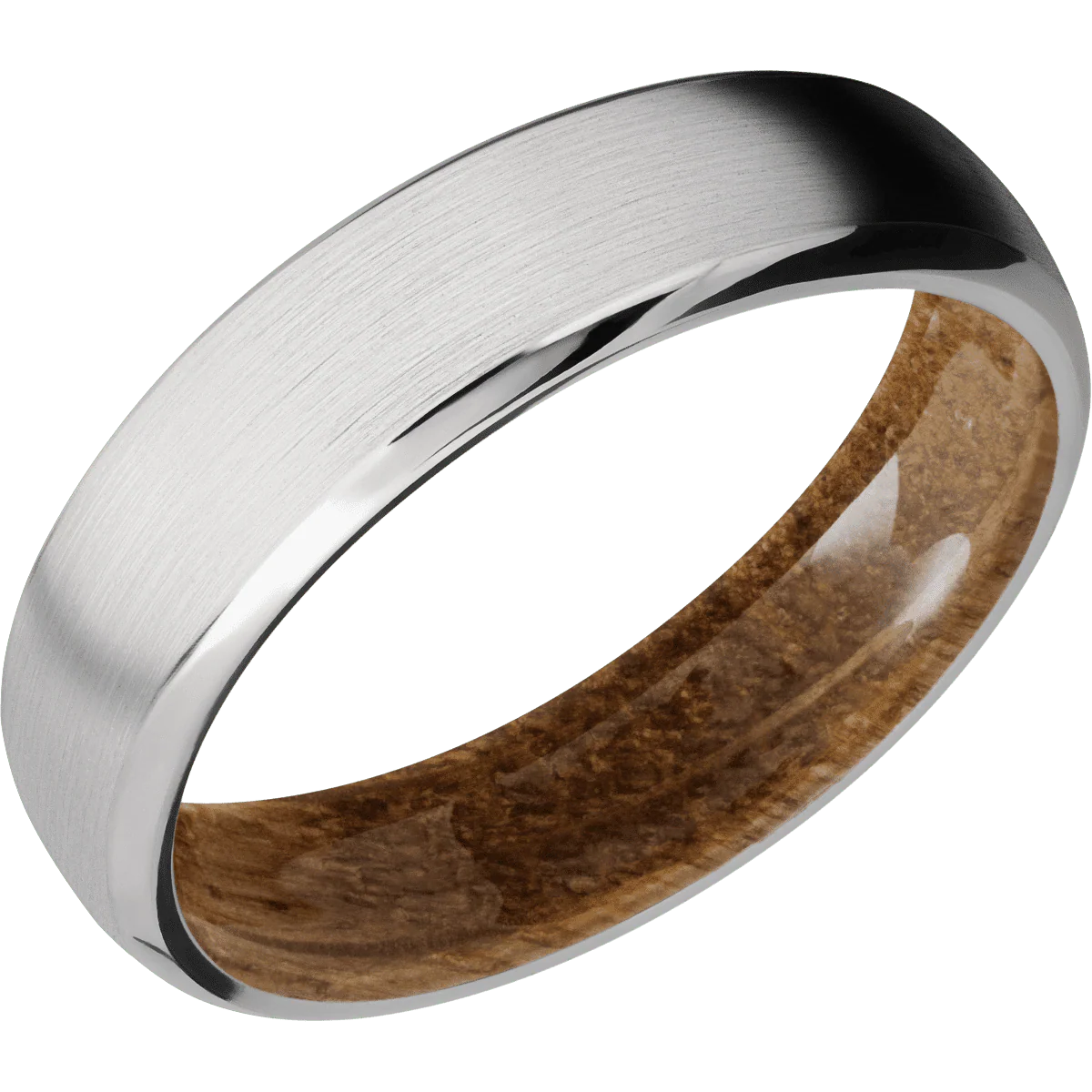 Cobalt Chrome + Satin , Polish Finish + Whiskey Barrel - Image 2
