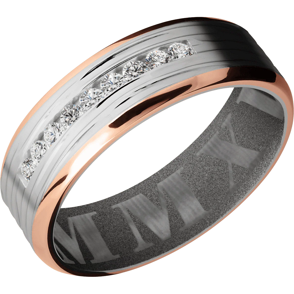 Cobalt Chrome + Treebark3 , Polish Finish + Gun Metal Grey - Image 2