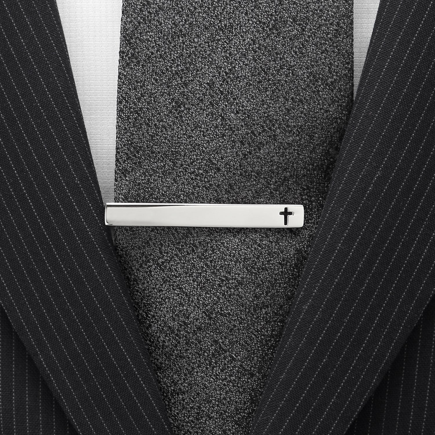 Cross Stainless Steel Cufflinks and Tie Clip Gift Set - Image 9