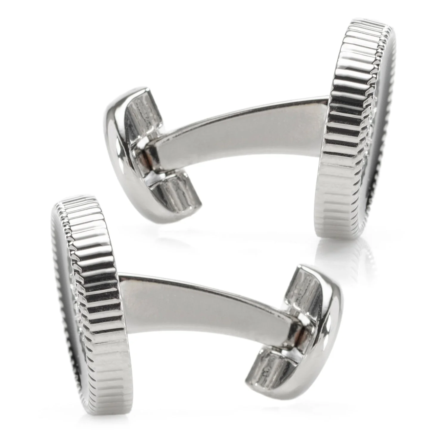 Crystal Button Rope Cufflinks - Image 3