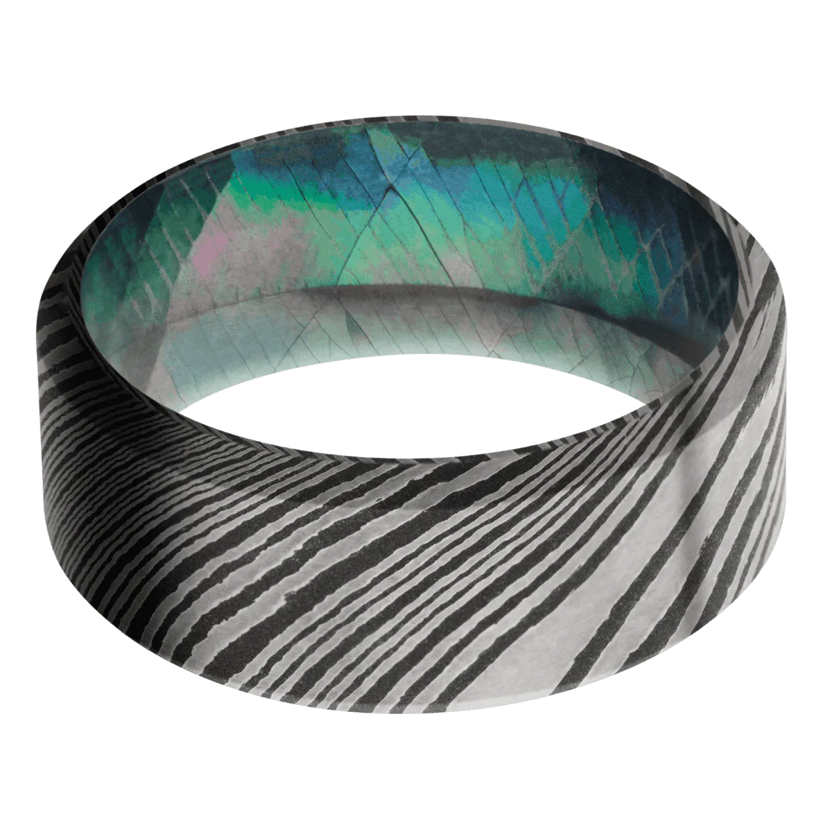 Damascus + Acid Finish + Black Mother of Pearl - Image 3