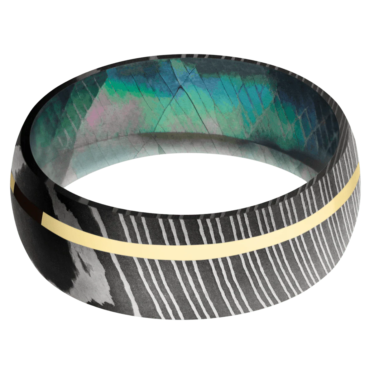 Damascus + Acid Finish + Black Mother of Pearl - Image 3