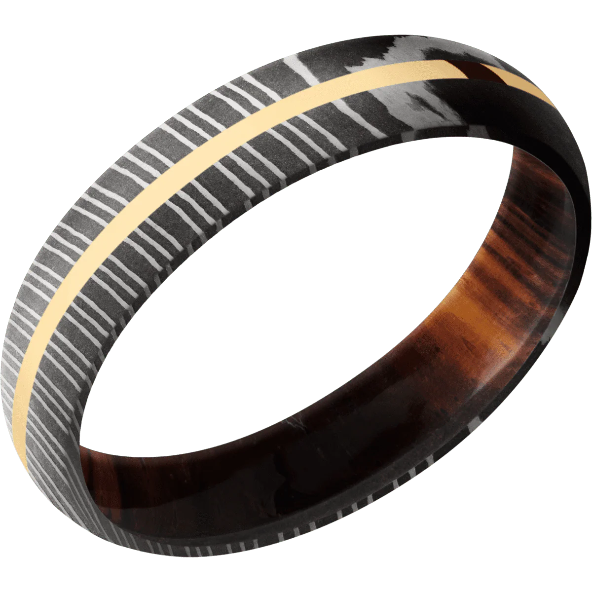Damascus + Acid Finish + Cocobolo - Image 2