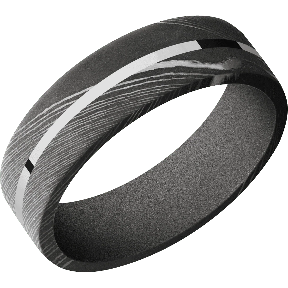 Damascus + Acid Finish + Gun Metal Grey - Image 2