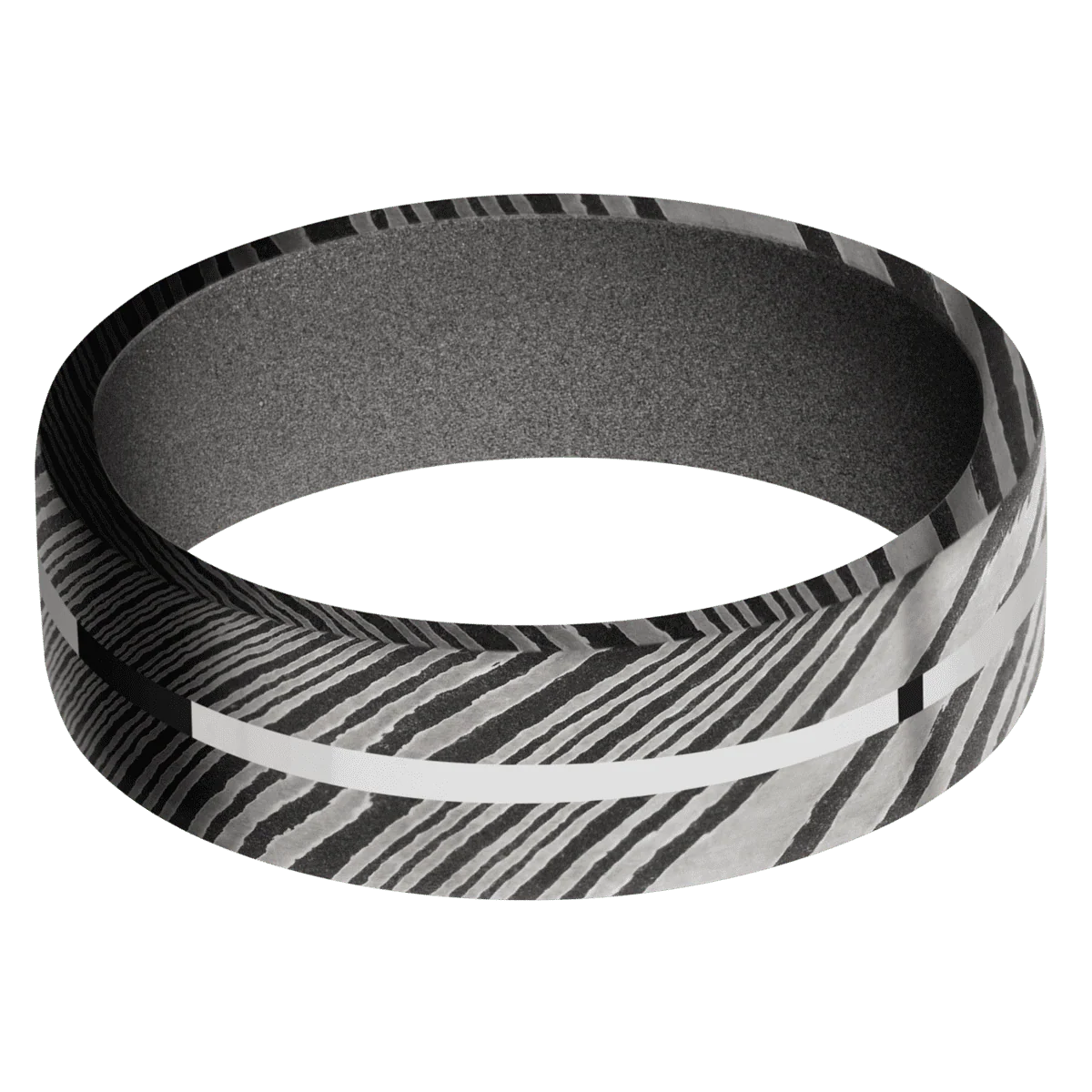 Damascus + Acid Finish + Gun Metal Grey - Image 3