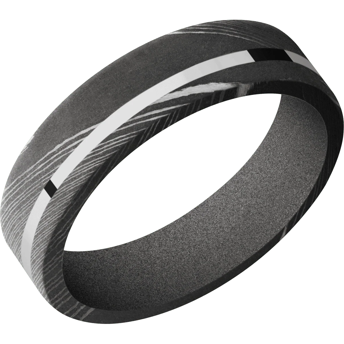 Damascus + Acid Finish + Gun Metal Grey - Image 2