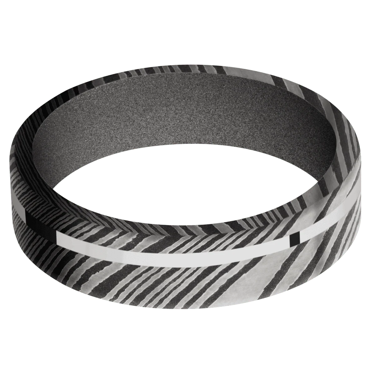 Damascus + Acid Finish + Gun Metal Grey - Image 3