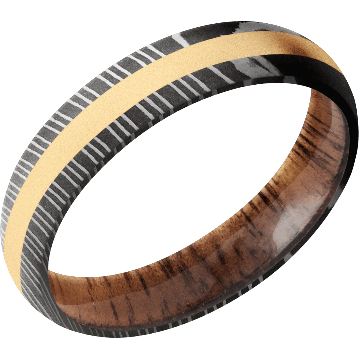 Damascus + Acid Finish + Koa - Image 2