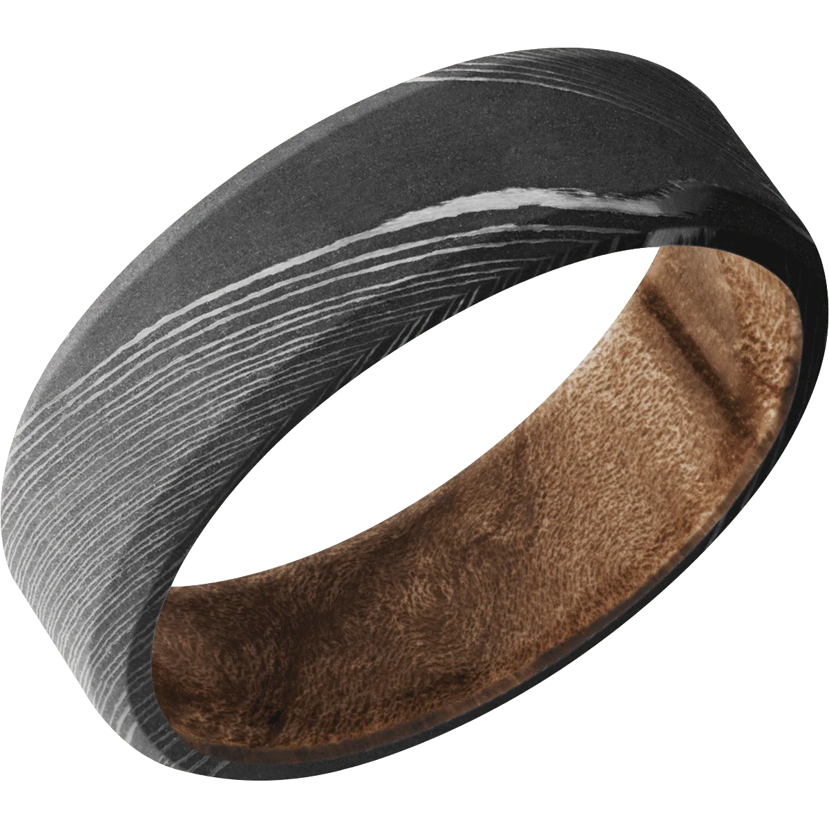 Damascus + Acid Finish + Maple Burl - Image 2