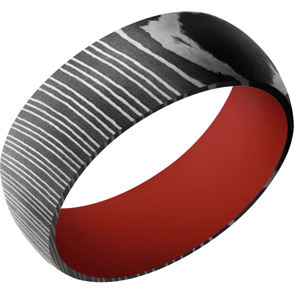 Damascus + Acid Finish + Red Apple - Image 2