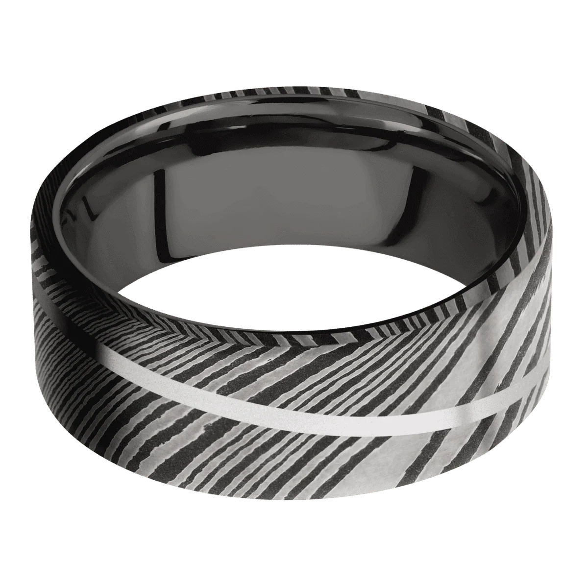 Damascus + Acid Finish + Tantalum Noir - Image 3