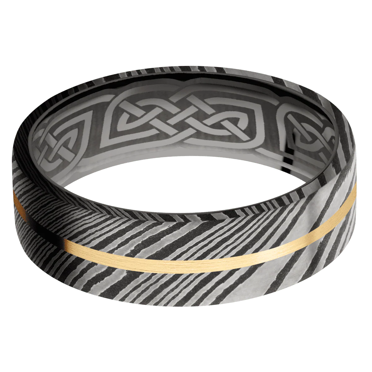 Damascus + Acid Finish + Tantalum Noir - Image 3