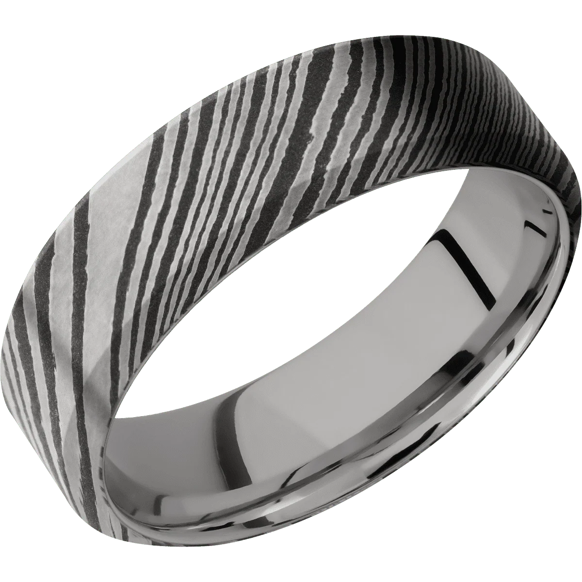Damascus + Acid Finish + Titanium - Image 2